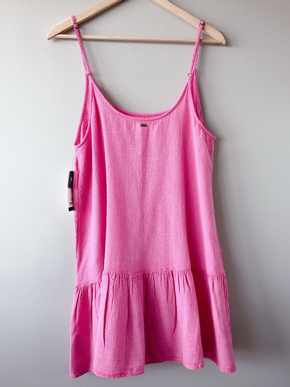 Rip Curl Hot Pink Dress classic surf cover up beach dress hot pink medium boho - Picture 3 of 15